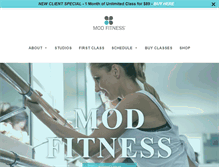 Tablet Screenshot of modfitness.com